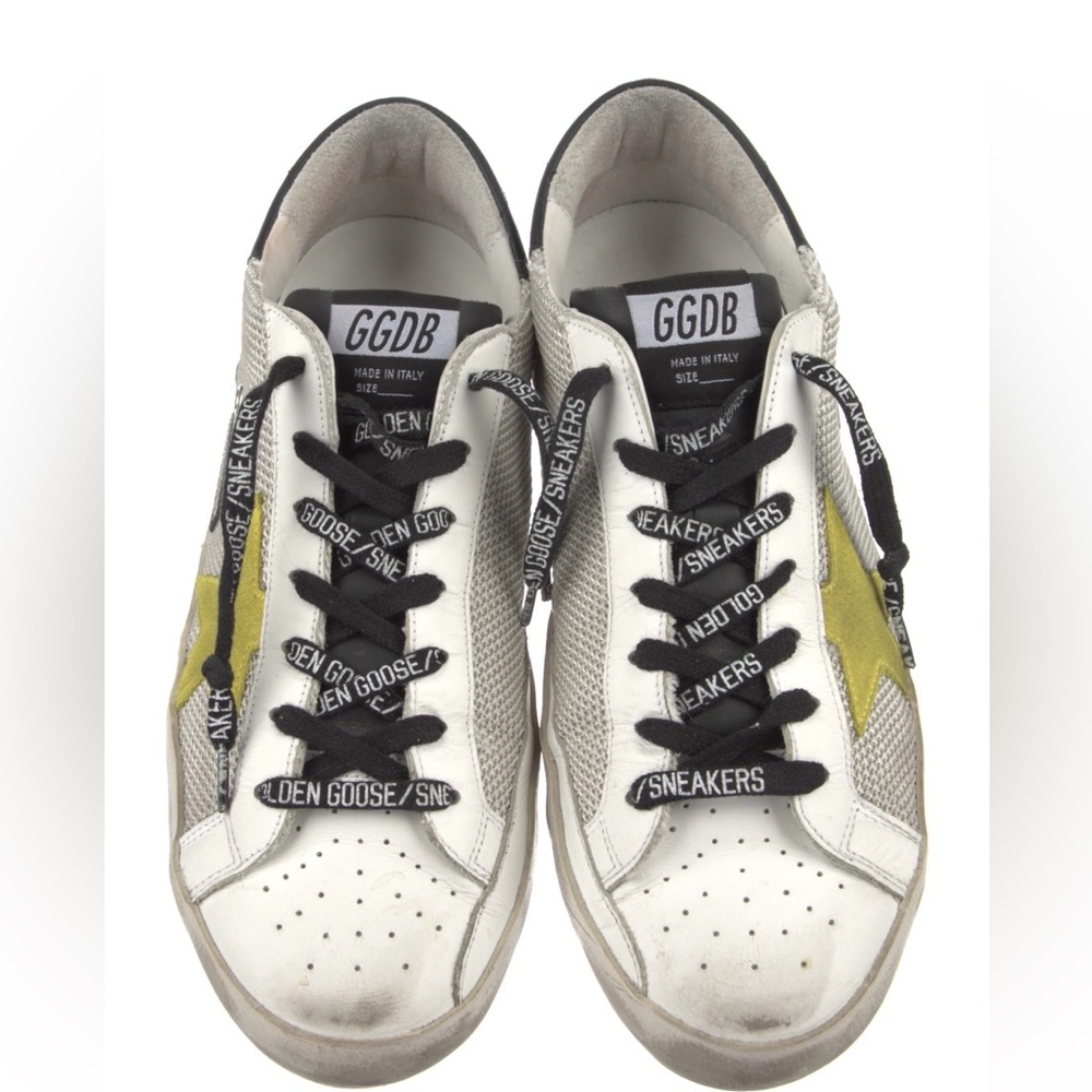 Golden Goose Deluxe Brand Leather Low Top Sneakers size 42